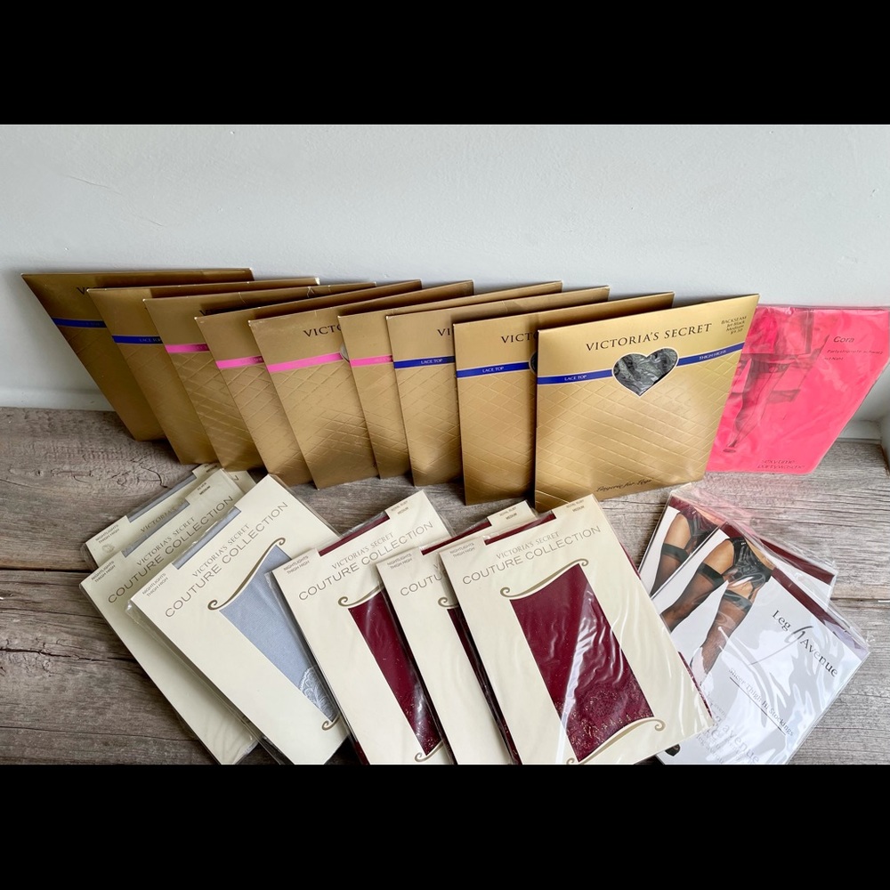 Lot of 18 NWT Vintage Stockings!